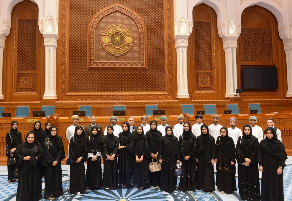 University of Sohar Law students visit State Council 