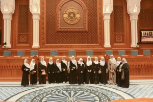 Students of Al-Shaimaa School from Adam visit State Council