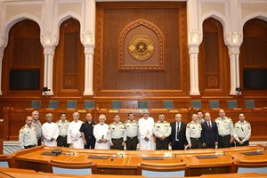 Royal Jordanian Command and Staff College delegation received at State Council