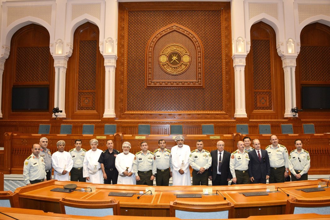 Royal Jordanian Command and Staff College delegation received at State Council