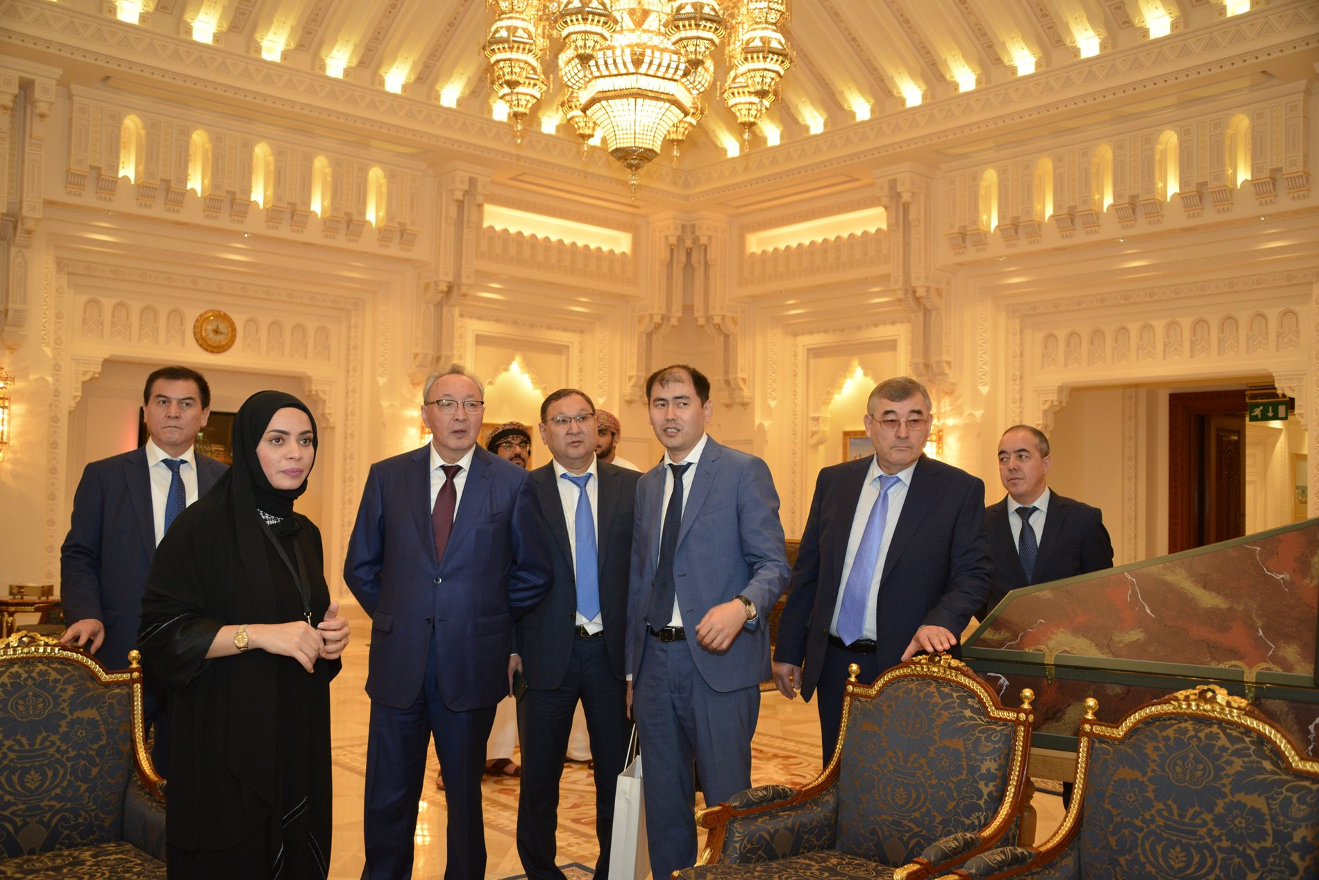 Deputy Chairman of the Kazakhstan Senate visits Sultan Qaboos Grand Mosque and the Royal Opera House