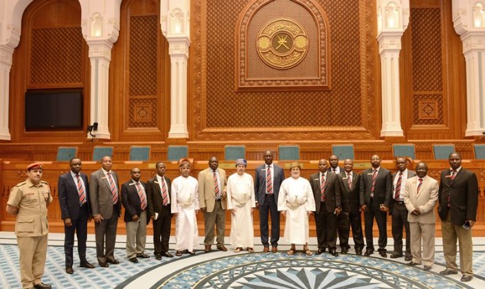  وفد كلية الدفاع الوطني الكيني يزور مجلس الدولة