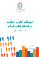 Manpower indices at the Omani private sector 2015-2016 